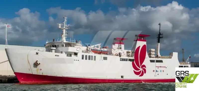 رو-رو جہاز فروخت کے لیے